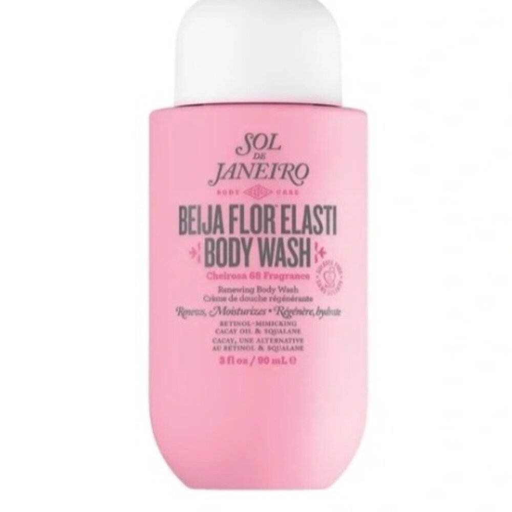 Sol de Janeiro Beija Flor Elasti Pink Body Wash travel sz NEW